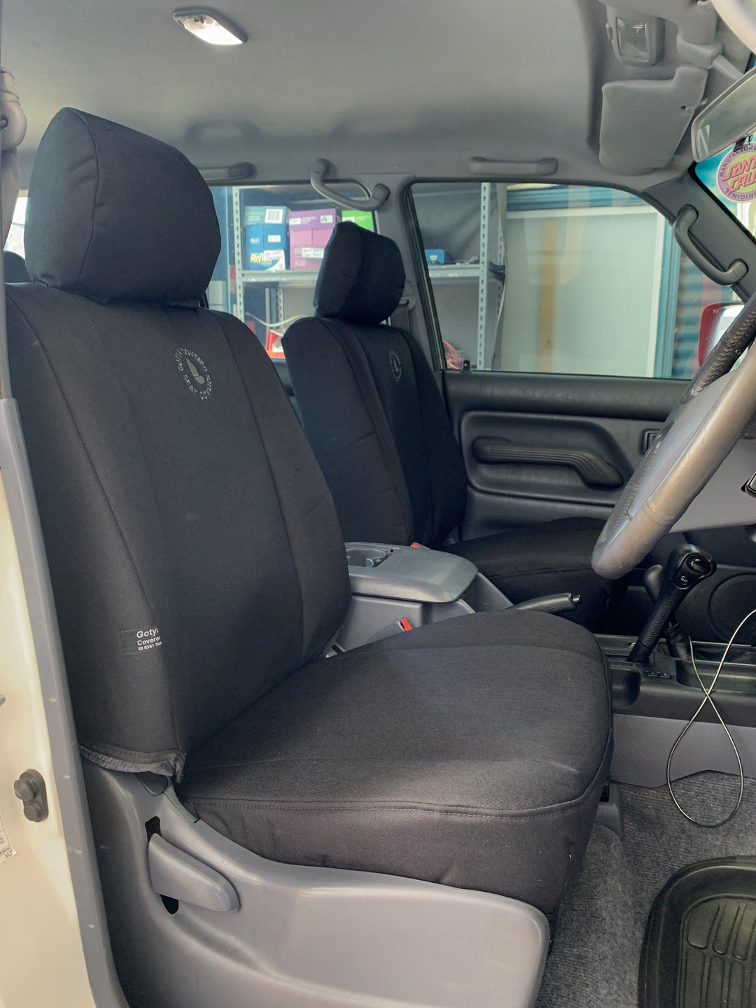 Black Prado seat covers