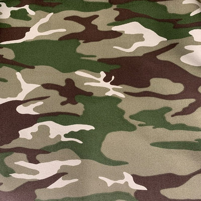 Green Camo Fabric Sample Green Camo Fabric Sample