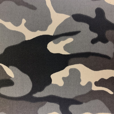 Grey Camo Fabric Sample Grey Camo Fabric Sample