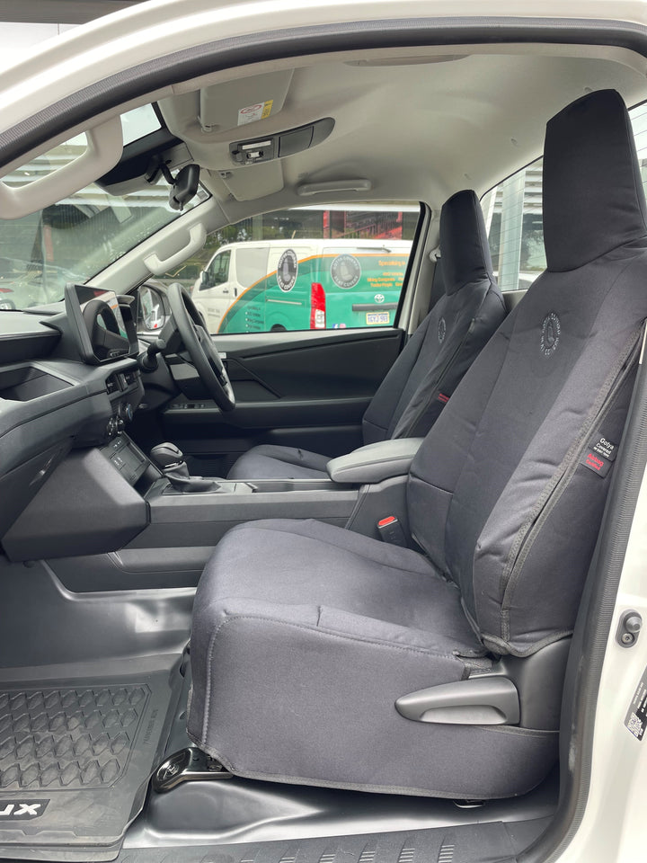9TH Gen Hilux Single Cab Black Denim passenger Seat Cover