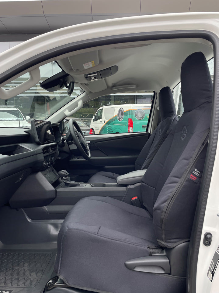 9TH Gen Hilux Single Cab Black Denim passenger side seat Cover