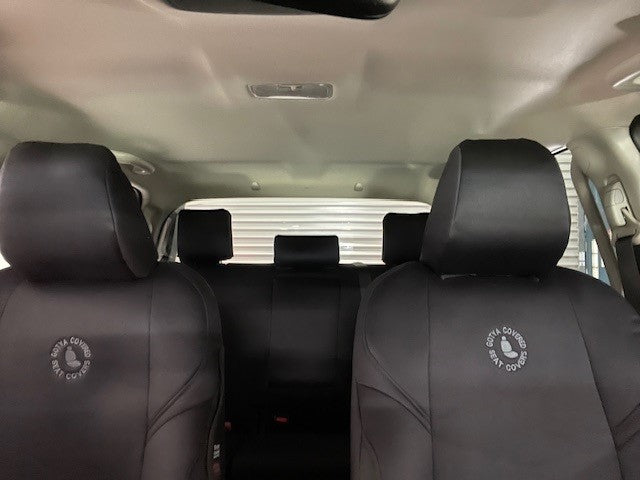 9th gen hilux black denim seat covers 