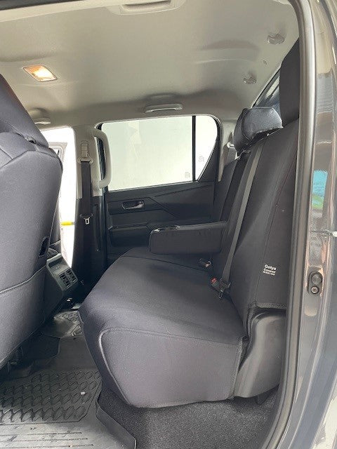 9th gen hilux denim seat covers rear AR down