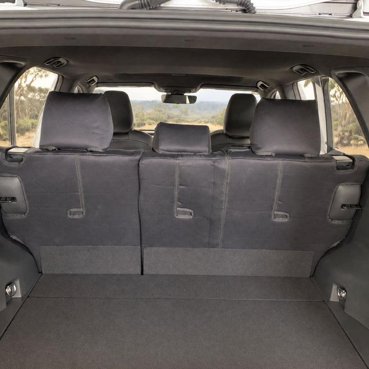 back of rav4 rear seat covers with access to anchor points