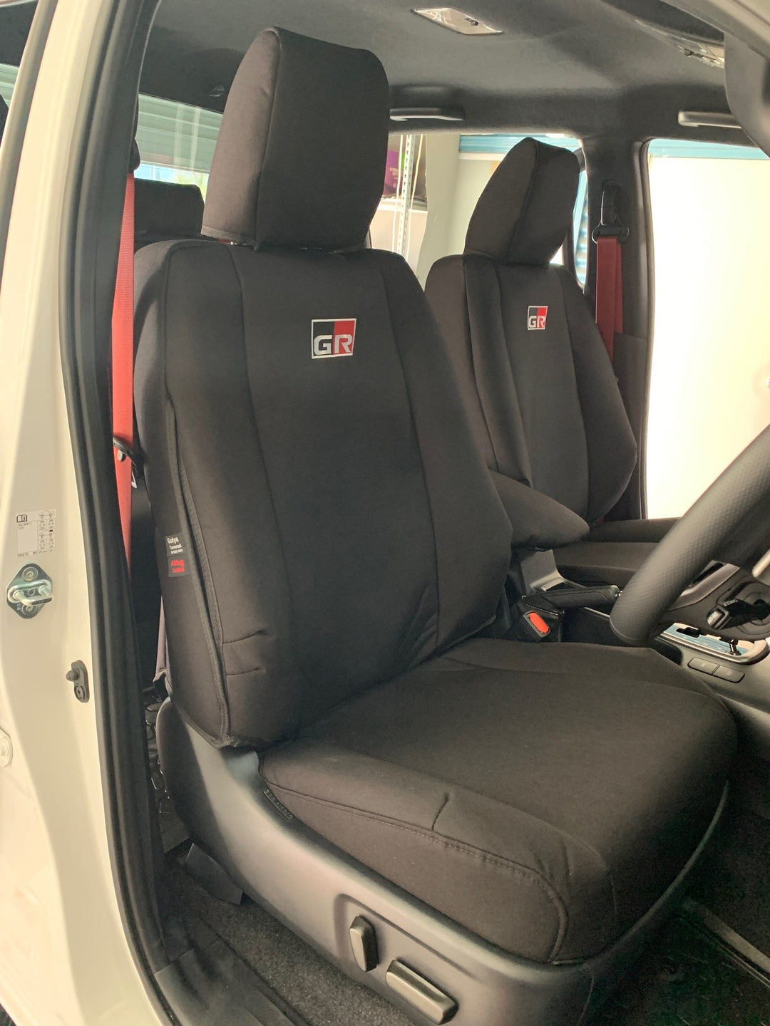 TOYOTA HILUX GR SPORT DUAL CAB CANVAS, DENIM AND SEAT ARMOUR SEAT ...