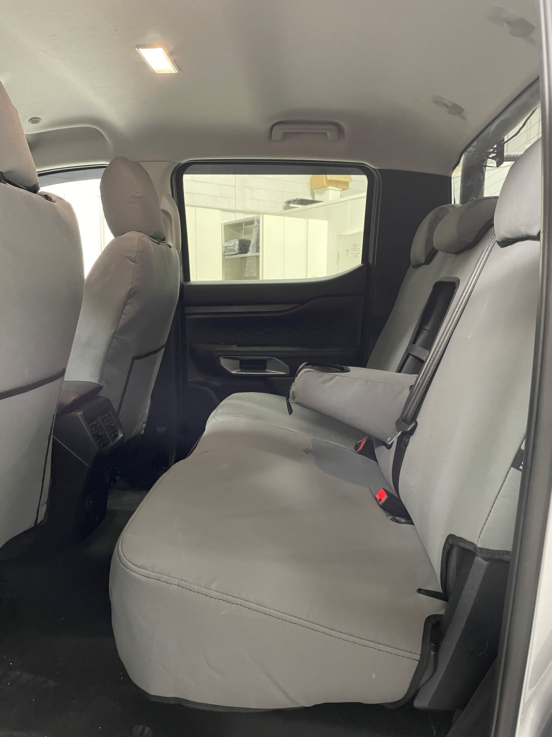 Ford Ranger Rear Jump Seats NEXT-GEN FORD RANGER SPORT, TREMOR, WILDTRAK & PLATINUM DUAL CAB CANVA ...