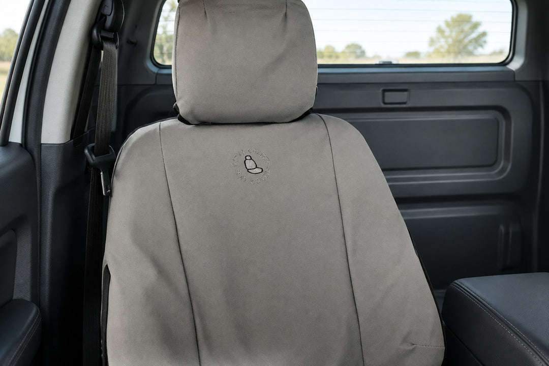 NEXT-GEN FORD RANGER SUPER DUTY SINGLE CAB CANVAS, DENIM, CAMO, SEAT ARMOUR SEAT COVERS - 12/2025+
