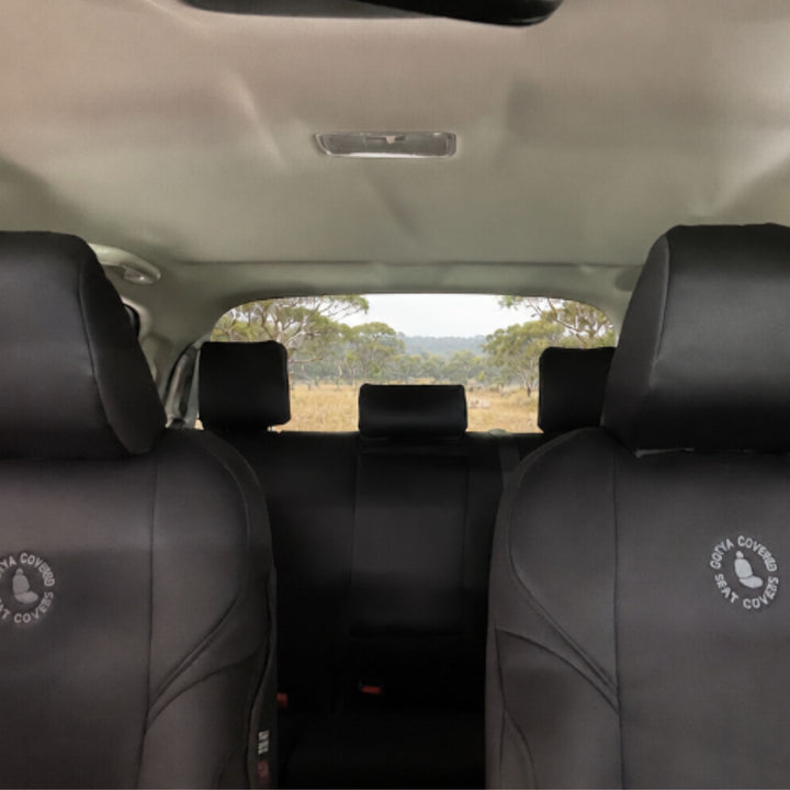 through shot showing 6th gen rav4 seat covers