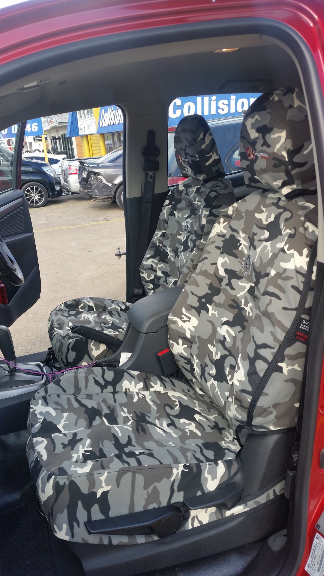 HOLDEN RG COLORADO MY14+ LTZ SPACE CAB CANVAS, DENIM, CAMO, SEAT ARMOUR SEAT COVERS - 09/2013  - 2020