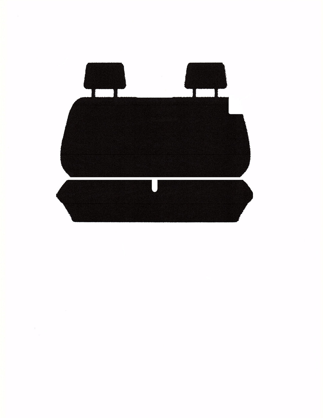 DOUBLE SEAT WITH RETRACTOR SEAT BELT